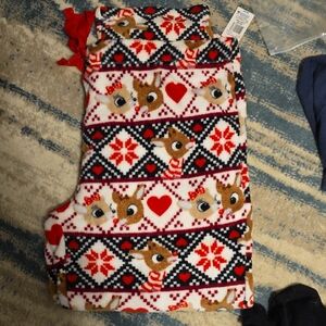 Rudolph The Red Nose Reindeer Patterned Pajama Pants